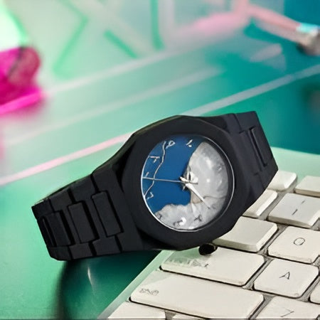 Arabic Aura Watch Black New Style 2025