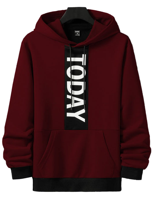 (Today) DTF Printed Hoodie For Men's