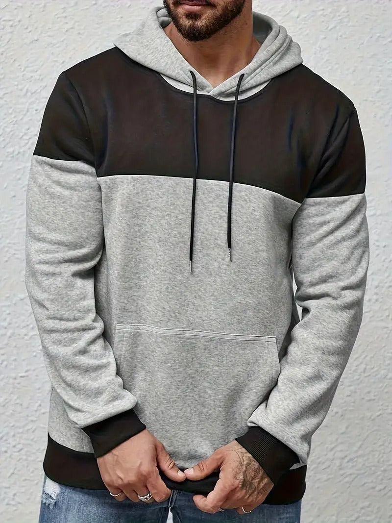 Gray/Black Pullover hoodie