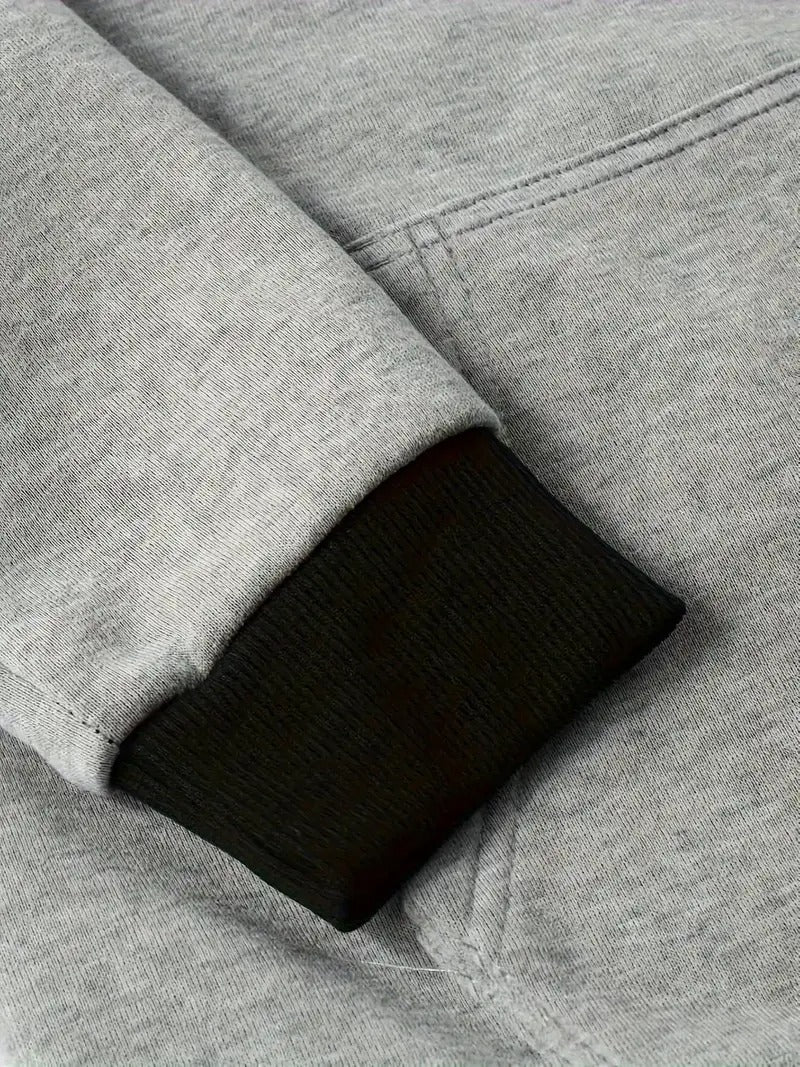 Gray/Black Pullover hoodie