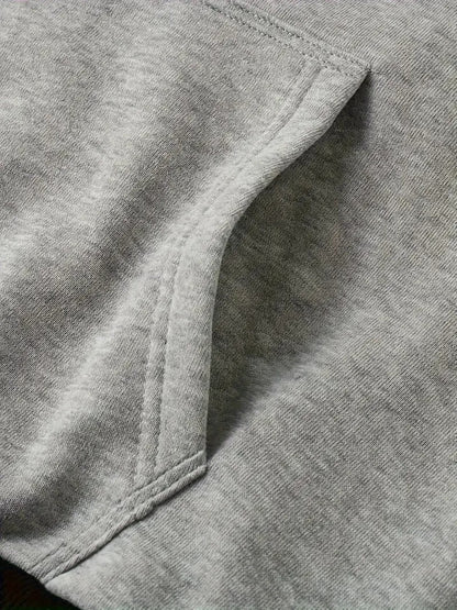 Gray/Black Pullover hoodie