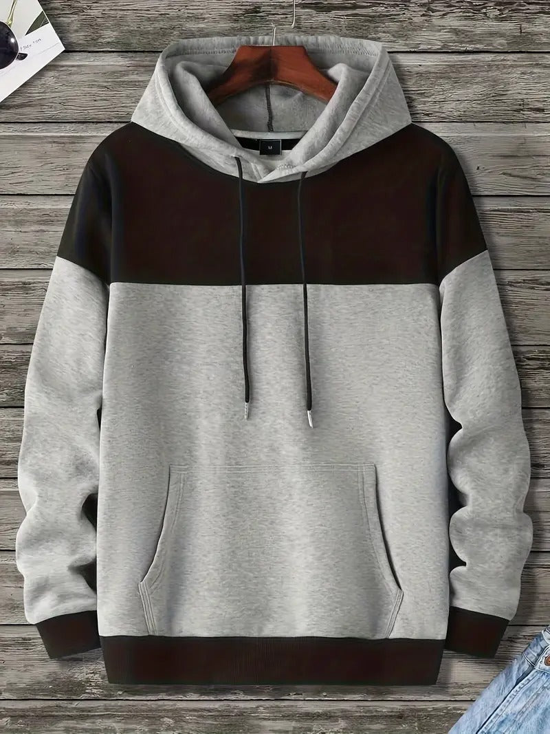Gray/Black Pullover hoodie