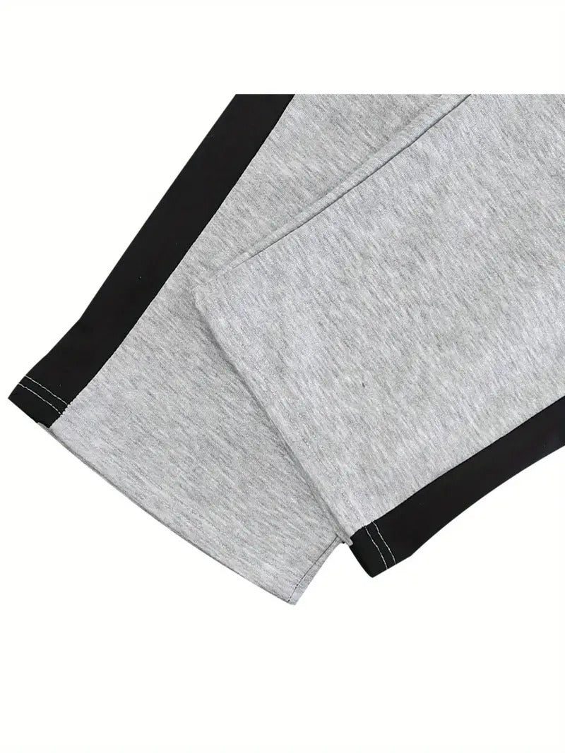 Gray trouser with black trim