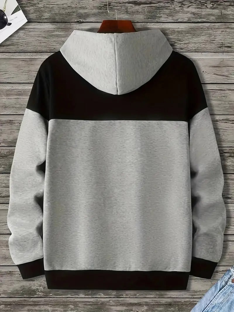Gray/Black Pullover hoodie