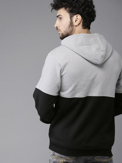 Men's Black & Grey  Hoodie